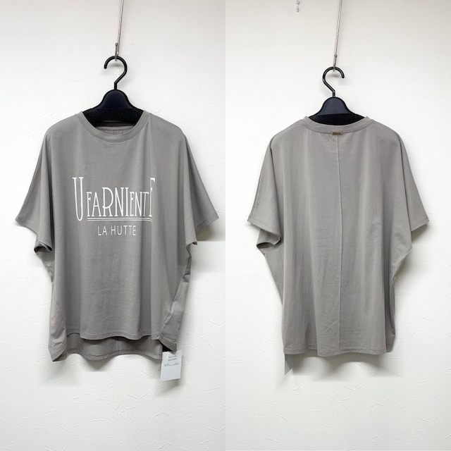 【MICA&DEAL/マイカアンドディール】"UFARNIENTE"ロゴTシャツ(グレー)
