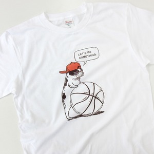 フレブル バスケ 遊び Tシャツ dog34 イラスト 犬 フレンチブルドッグ ゆるい バスケットボール