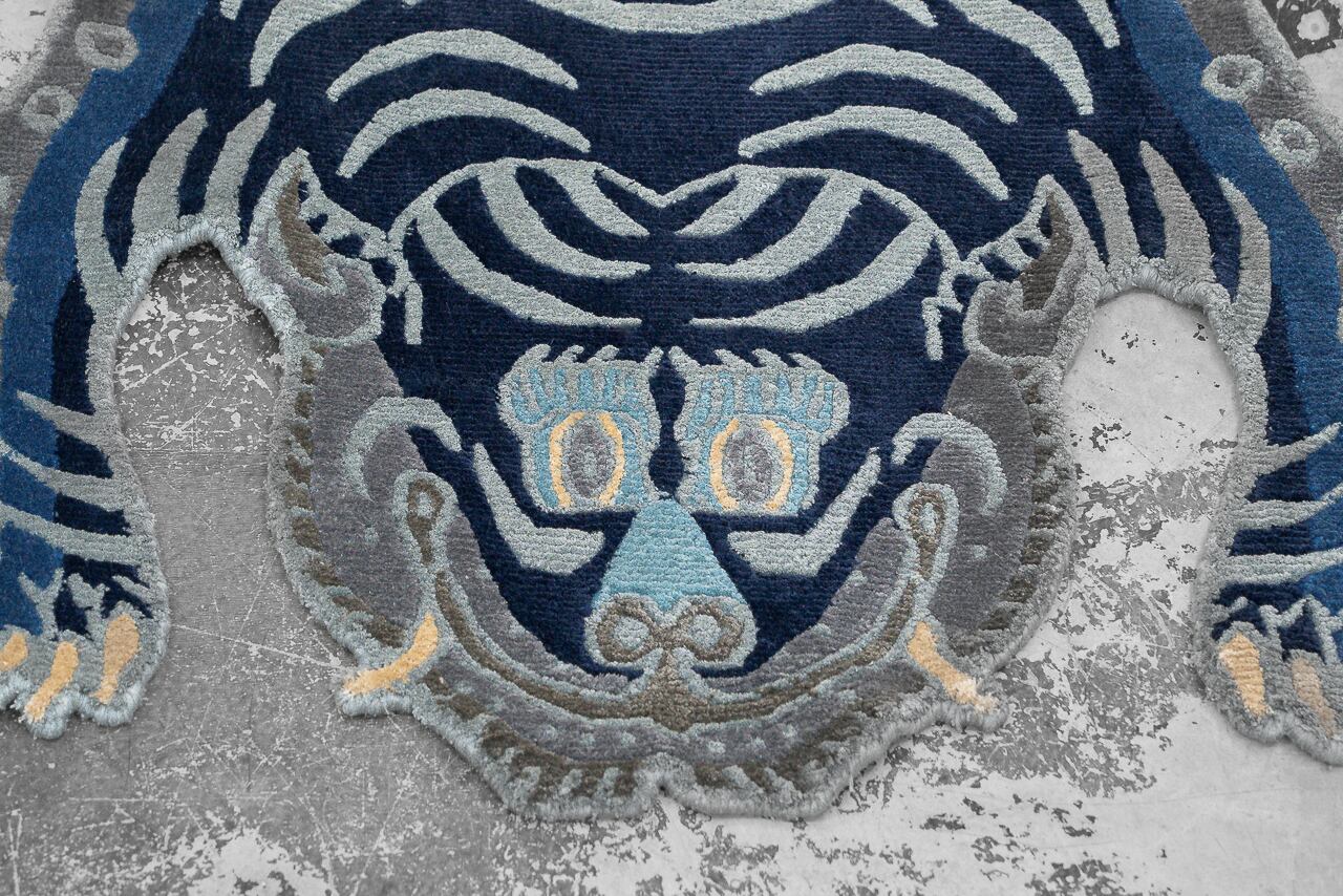 Tibetan Tiger Rug 《Sサイズ•シルク279》チベタンタイガーラグ