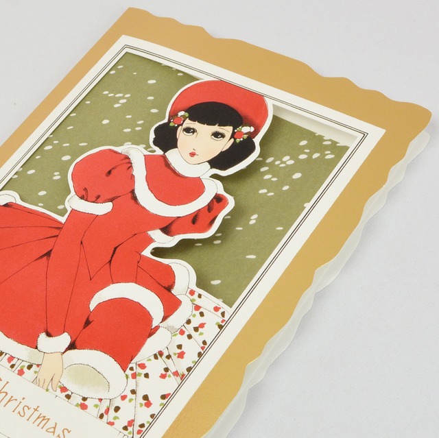 《中原淳一×cozyca products》クリスマスカード・Merry Christmas(封筒付き)