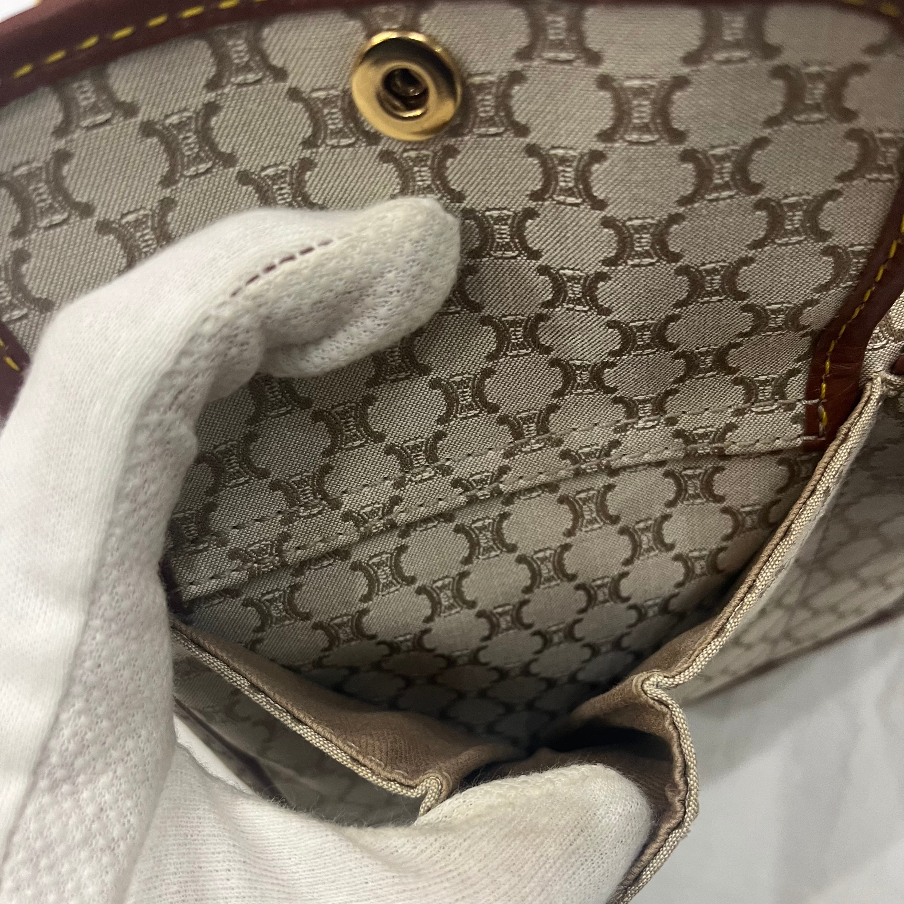 SALE【CELINE】2178 セリーヌ BAG ダブルフラップマカダム柄