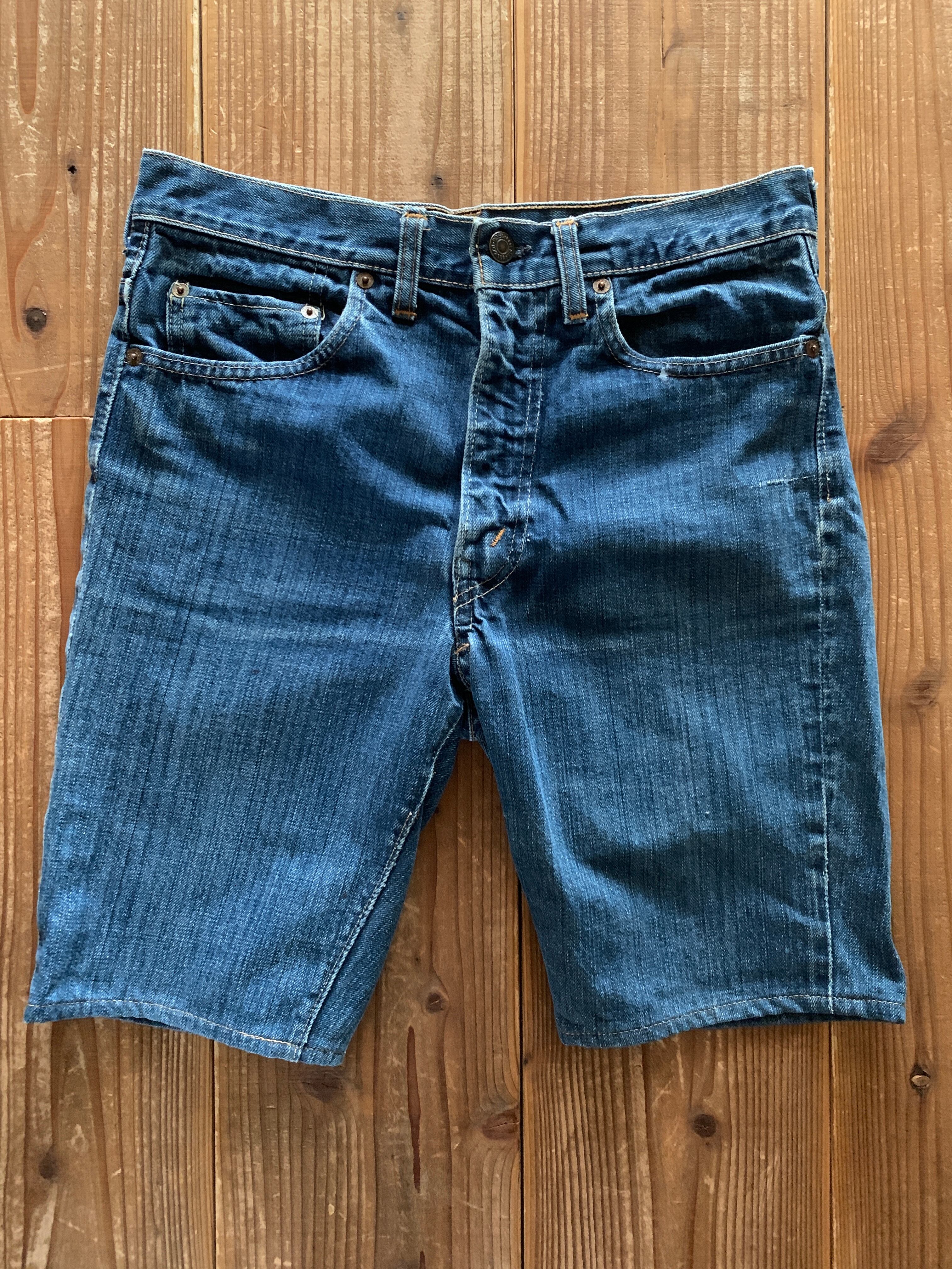 70's Levi's 517 デニムパンツ カットオフ シングル 良色落ち 実寸(30)