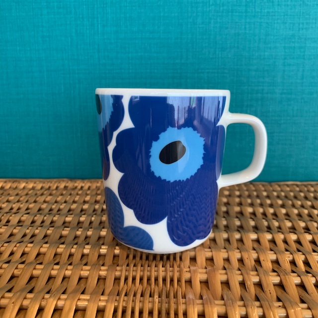 marimekko Unikko マグカップ WHITE/BLUE