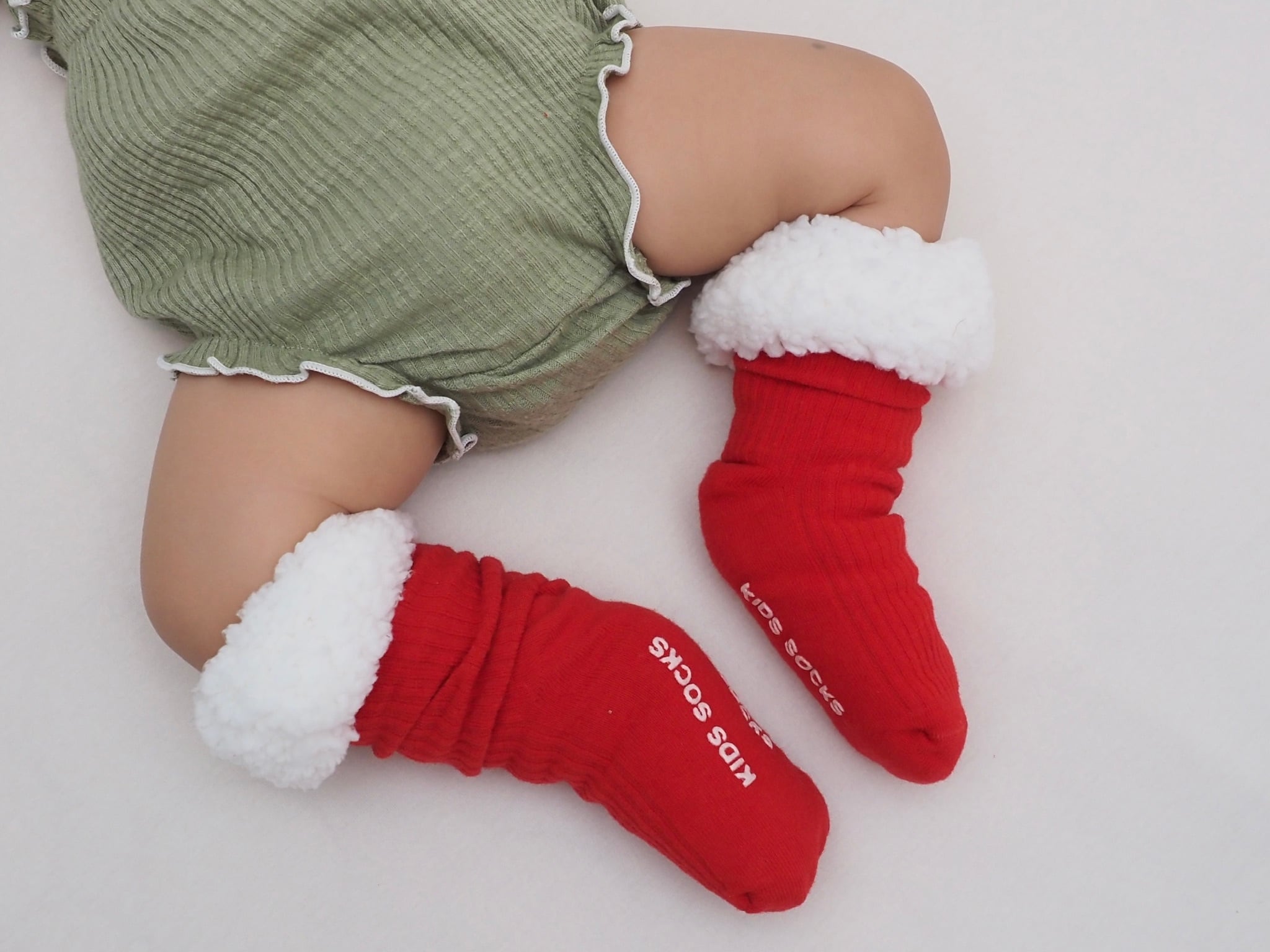 【 即納 】クリスマスに♡ふわふわソックス - blue select