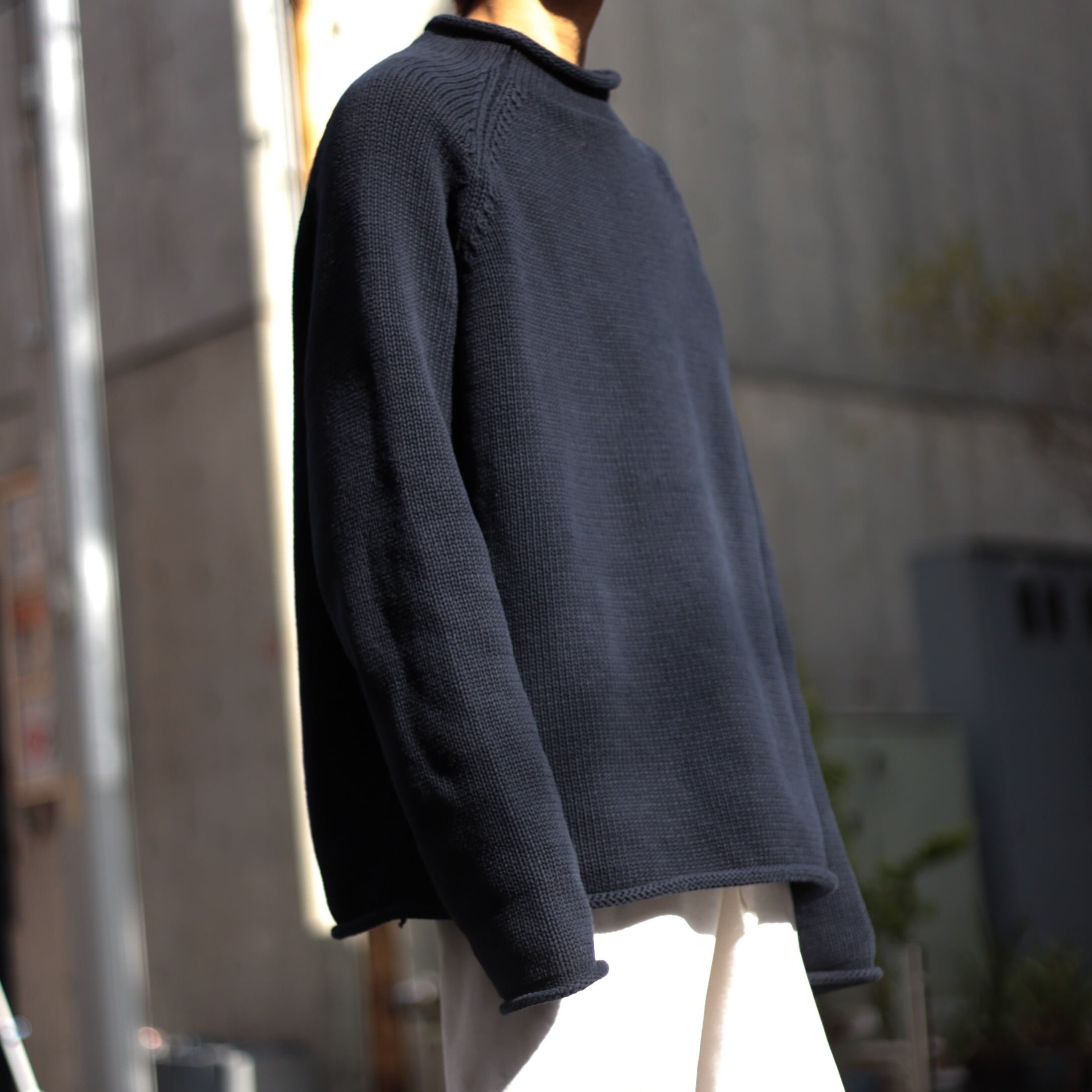 J,CREW ロールネックデザインコットンニットセーター【CU-1576】 | cv