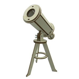 【在庫のみ】［ 子ノ星教育社 ］ ガリレオ式 ミニチュア望遠鏡 工作キット 宇宙 星空 星 工作 知育 理科 科学 天体 子供 キット 小学生 男の子 女の子 木製 勉強 プレゼント 学習 自由研究 夏休み
