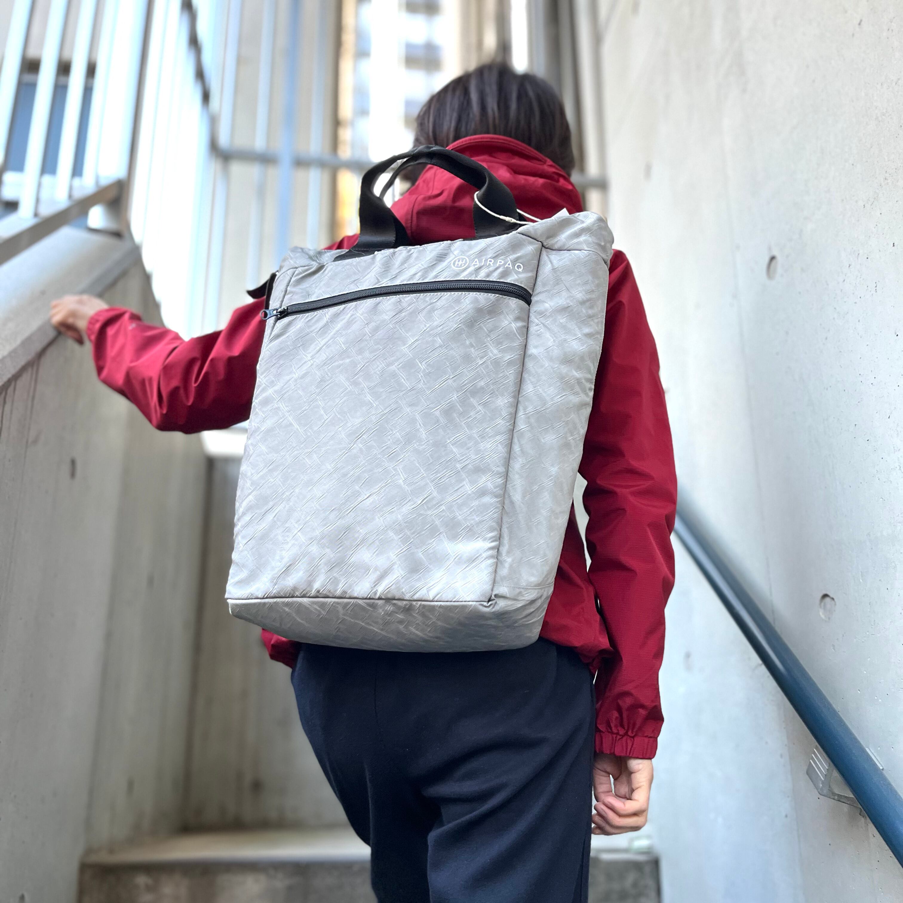 AIRPAQ】Tote bag グレー | 英咲商店