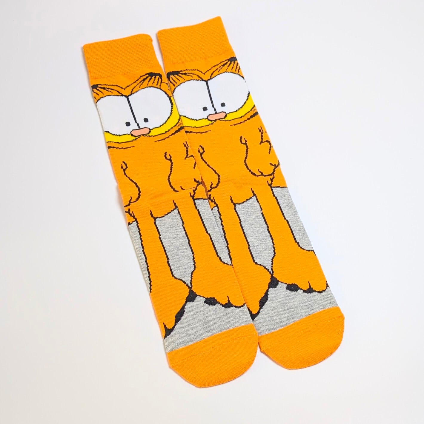 【 crew socks / クルーソックス 】『 Garfield / ガーフィールド 』 靴下 / ソックス〚アメリカン雑貨 アメトイ〛