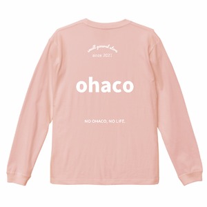 new！ohacoオリジナルロンTオフピンクとヴィンテージナチュラル