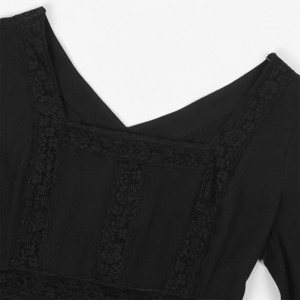 ファントムズ・エレガンス スクエアネックドレス　M25034