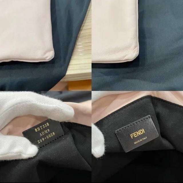 FENDI フェンディ スリムクラッチ ショルダーバッグ ロゴ