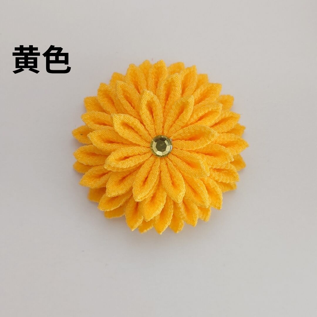 つまみ細工 推しカラー無地 バッグチャーム | つまみ細工らいむ