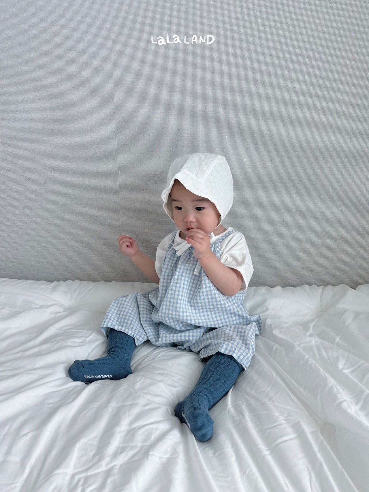 【取寄/韓国直送】LALALAND 26/SM （Baby）キャラメルオーバーオール｜夏服｜韓国子供服