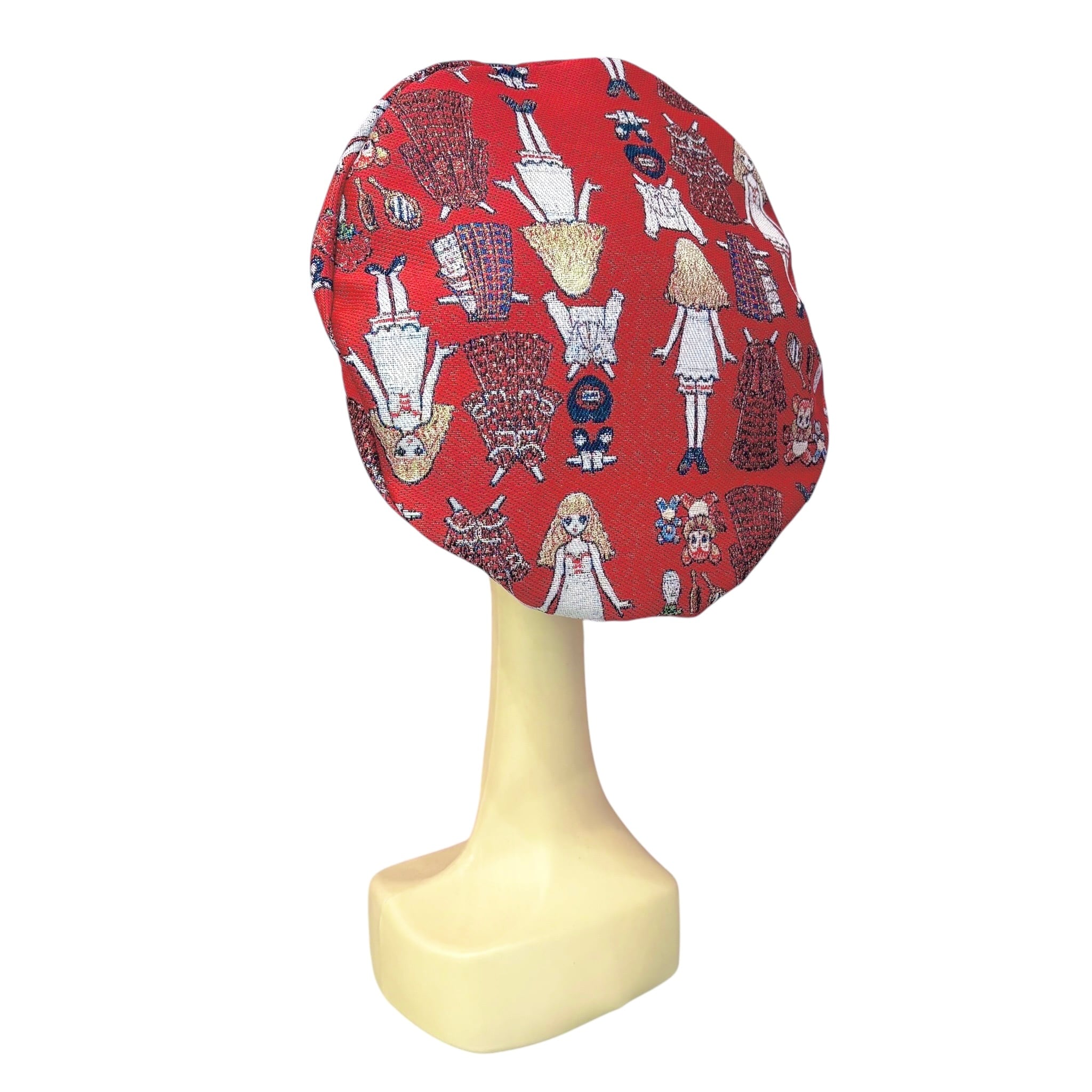 ジャガードベレー帽 着せ替え少女