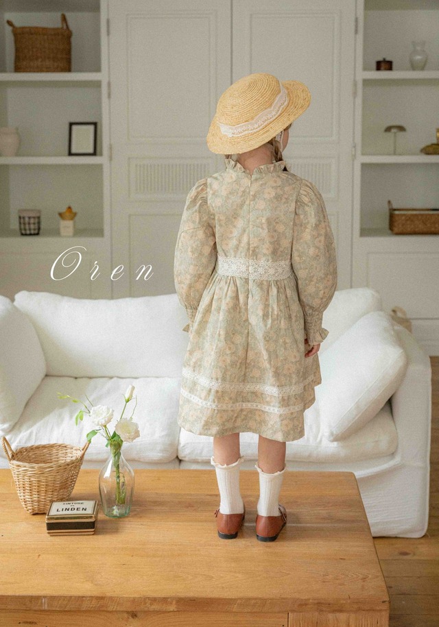 【即納】<OREN>  Fleurin flower dress
