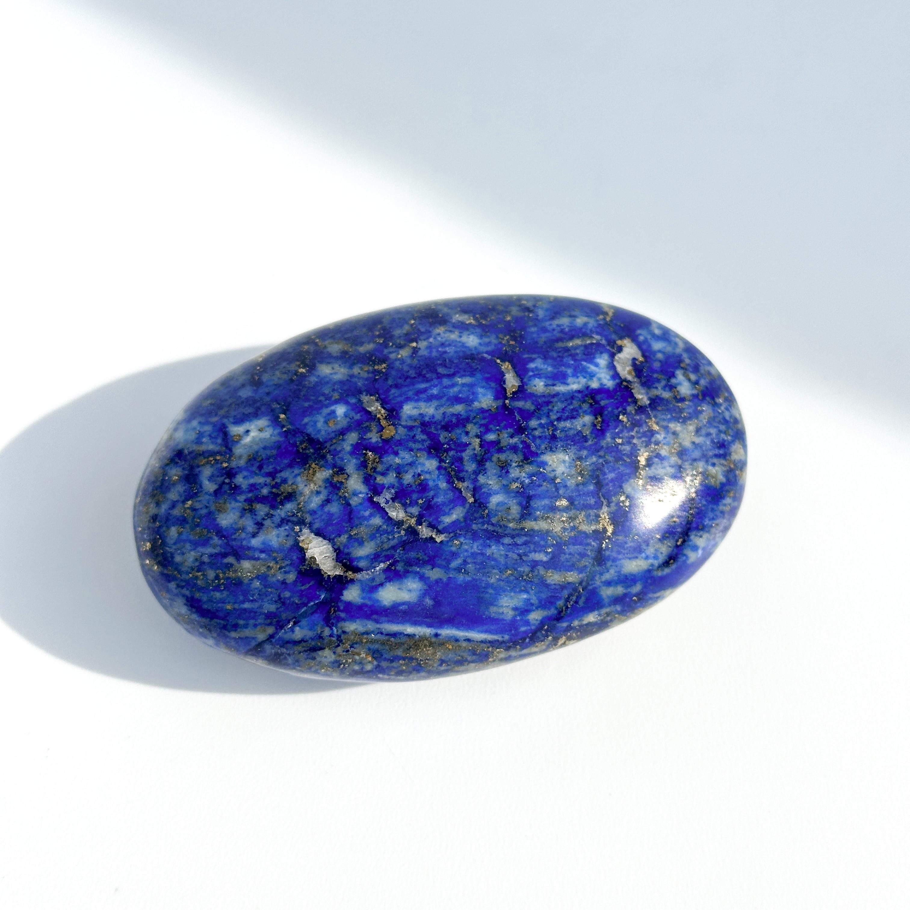 ラピスラズリ パームストーン05◇ Lapis Lazuli ◇天然石・鉱物・パワーストーン・インテリア