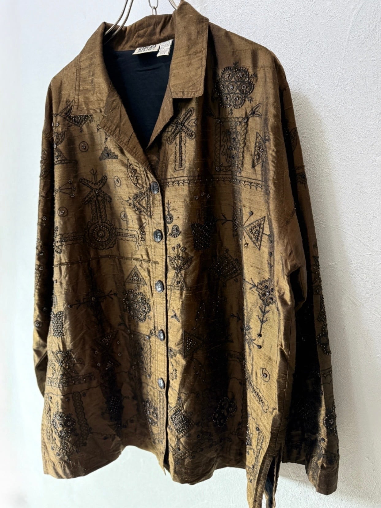 90’s Silk Beaded Embroidery Jacket