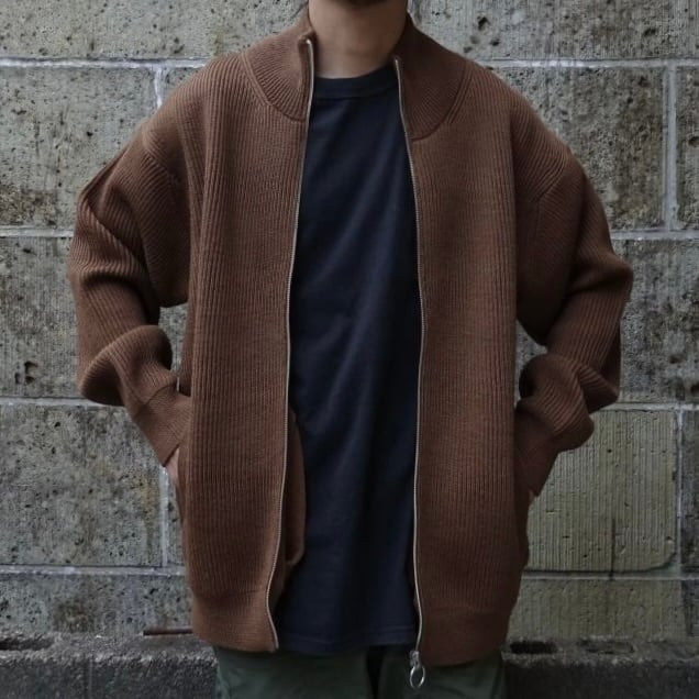 VINCENT ET MIREILLE - Vincent Mireille ジップトレーナー VINCENT ET MIREILLE (ヴァンソンエミレイユ) FULL ZIP SWEATER