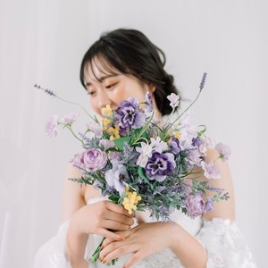 春夏クラッチブーケ　　アーティフィシャルフラワー