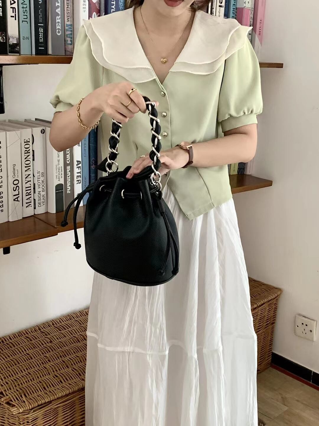 巾着バッグ　AS49-2163