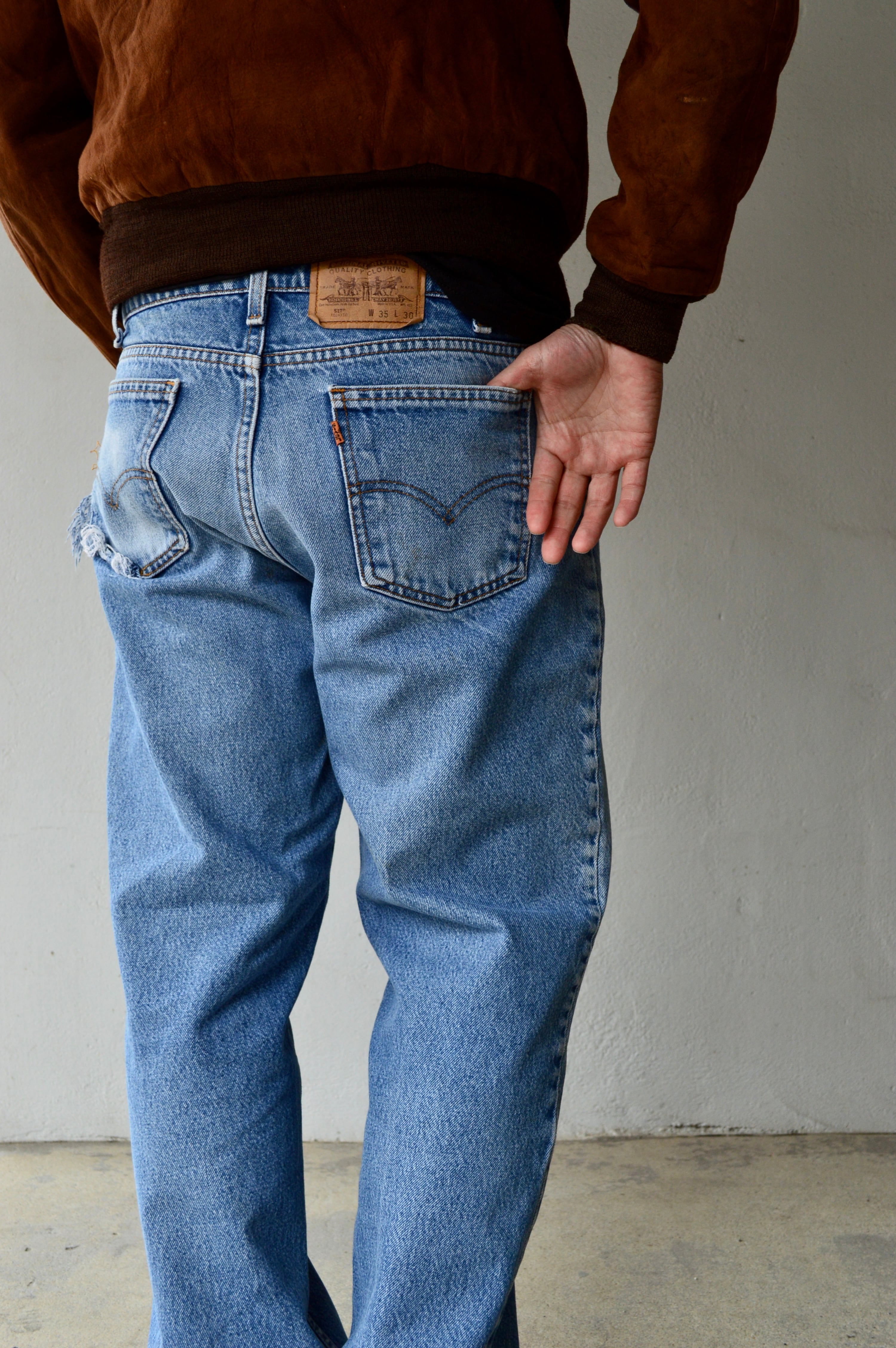 Levi's 517 90s Made in USA 1995 W35 L30 Relaxed Semi Flare