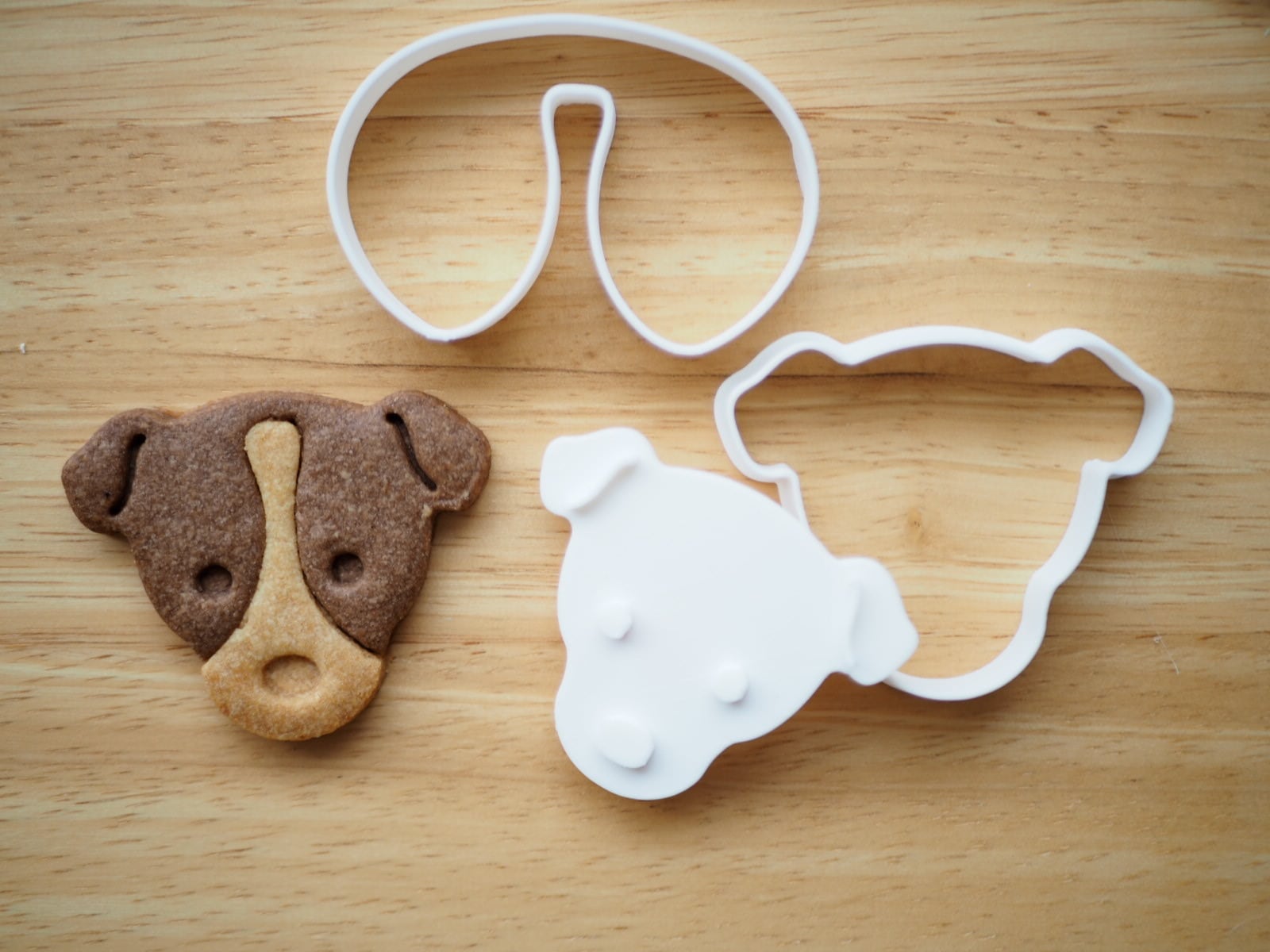 ☆ミニサイズ☆ 2色でつくる！ジャックラッセルテリア クッキー型