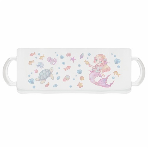マーメイドちゃんガラスマグカップ