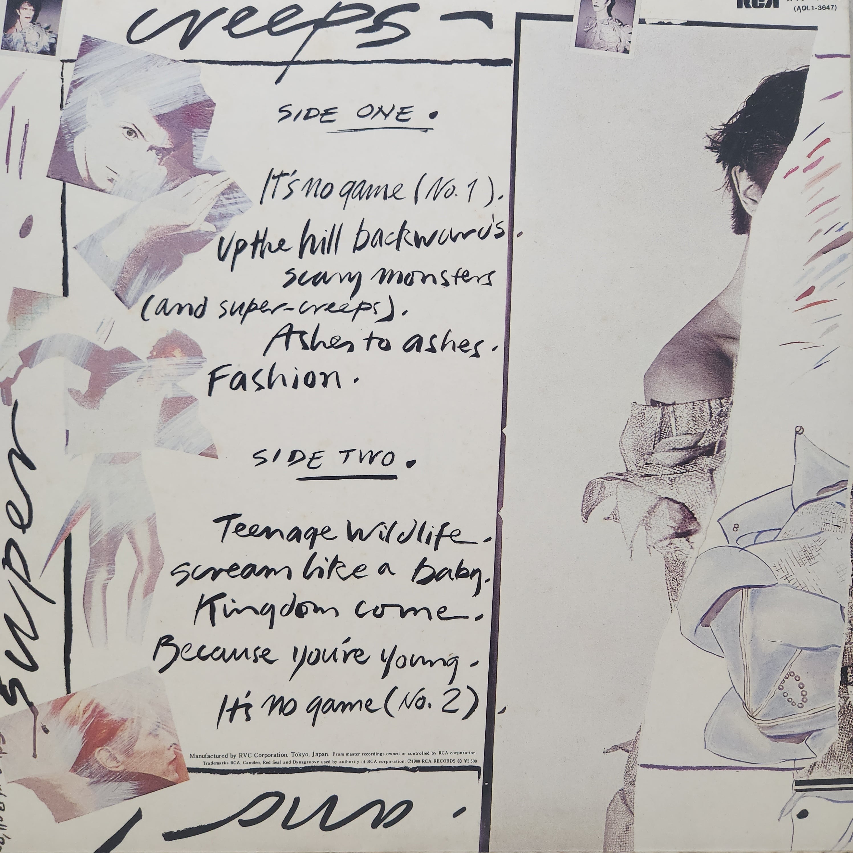 David Bowie / Scary Monsters [RVP-6472, AQL1-3647] - 画像2