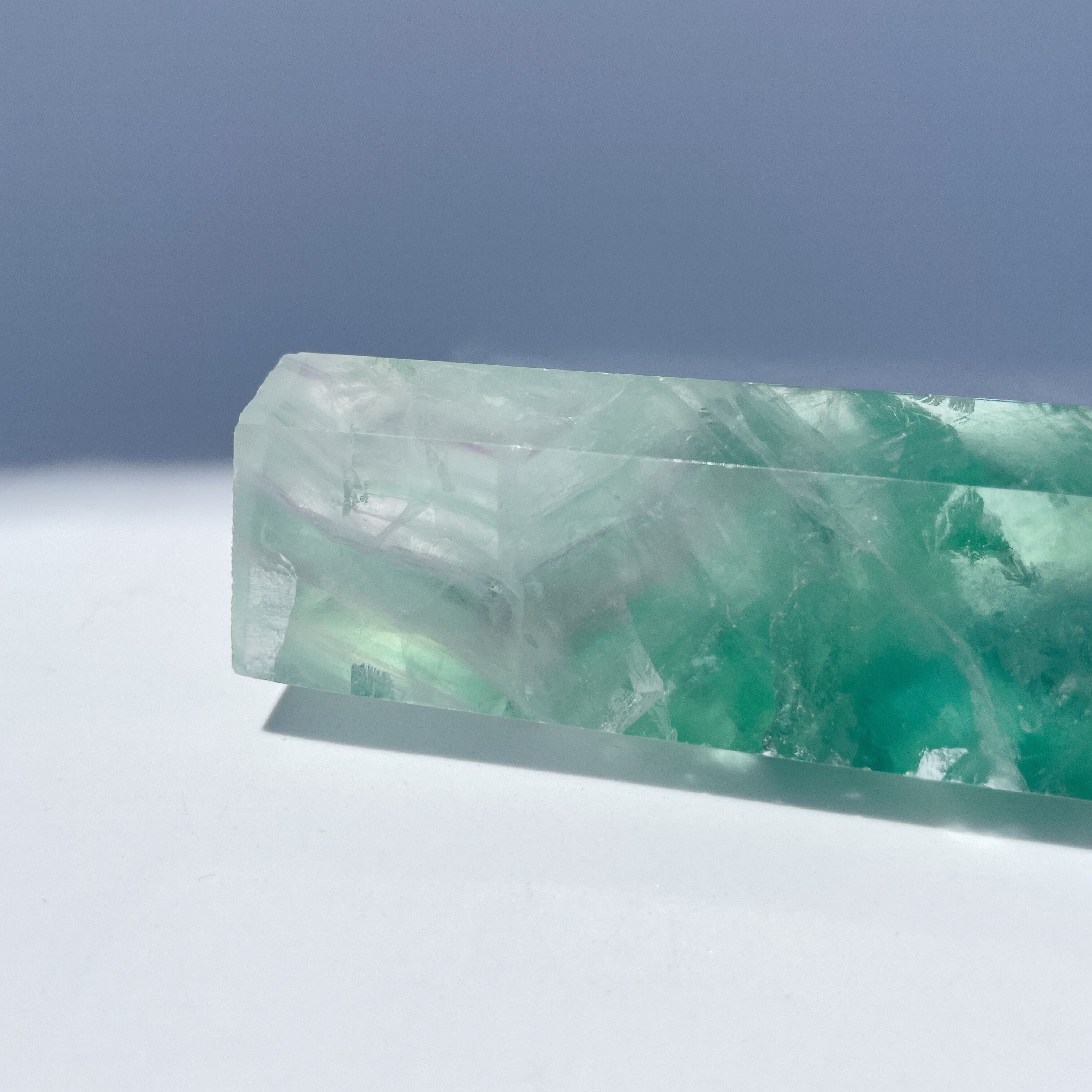 グリーンフローライト タワー型97◇Fluorite◇天然石・鉱物
