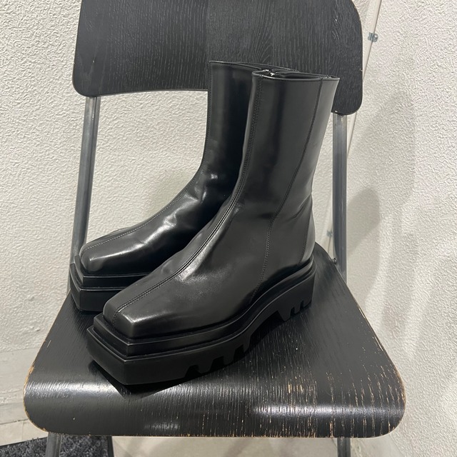 PETER DO ピータードゥ レザーブーツ SIZE 37 約23.5cm【表参道t08 