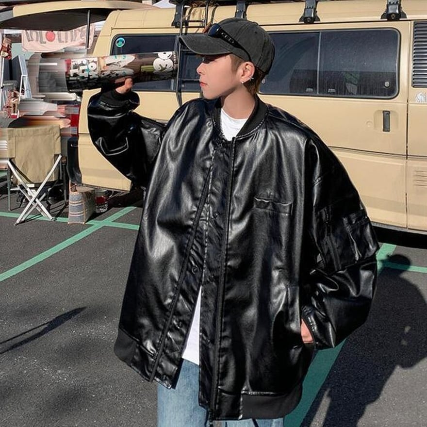 ゴスロリ通販 With U ゴシック ロリィタ PUレザー ジャケット ビッグ