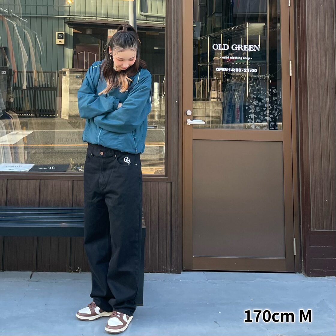 OLDGREEN】Baggy Denim Pants | Pay ID