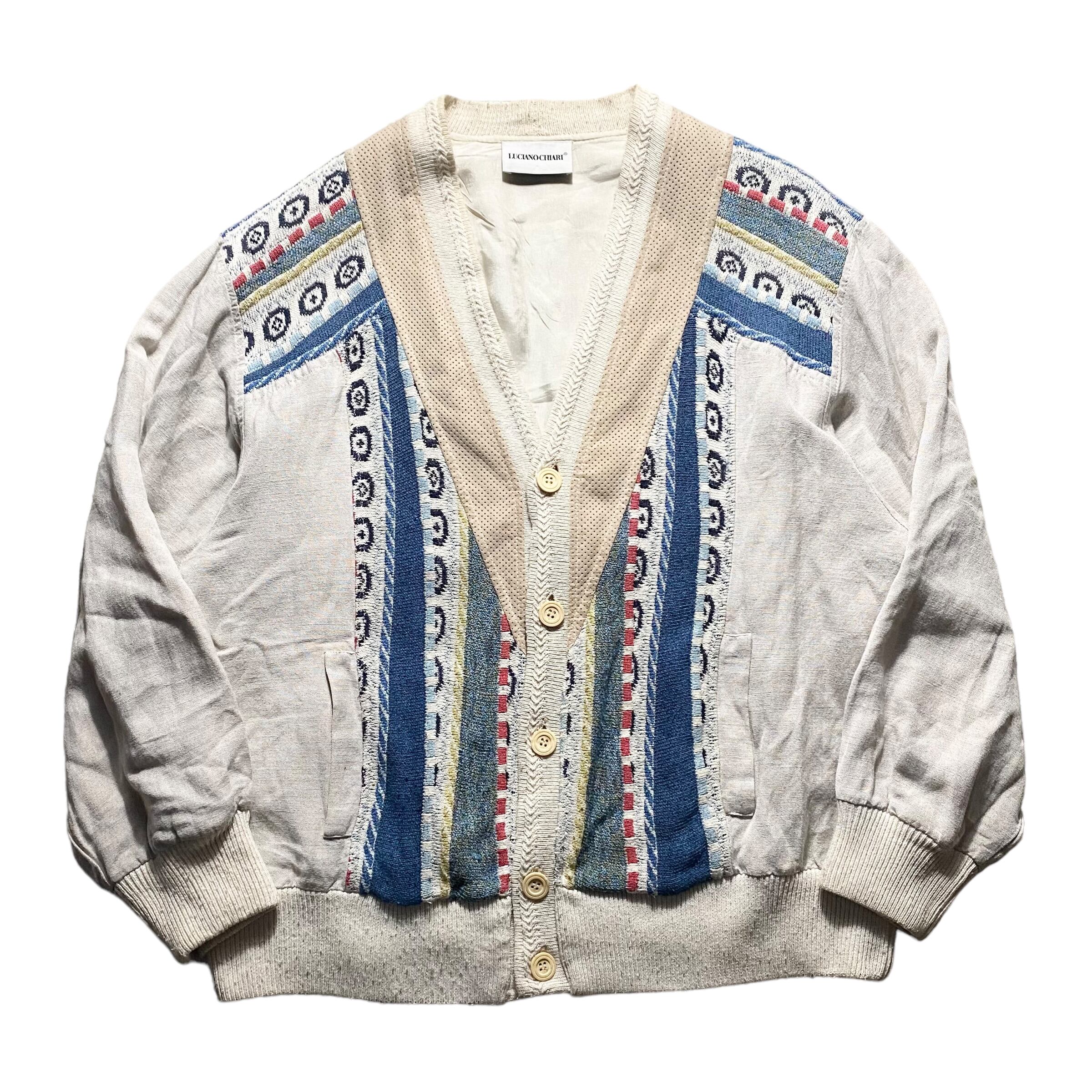 chiariさん専用ページです。 vintage LUCIANO CHIARI switching cardigan | NOIR ONLINE