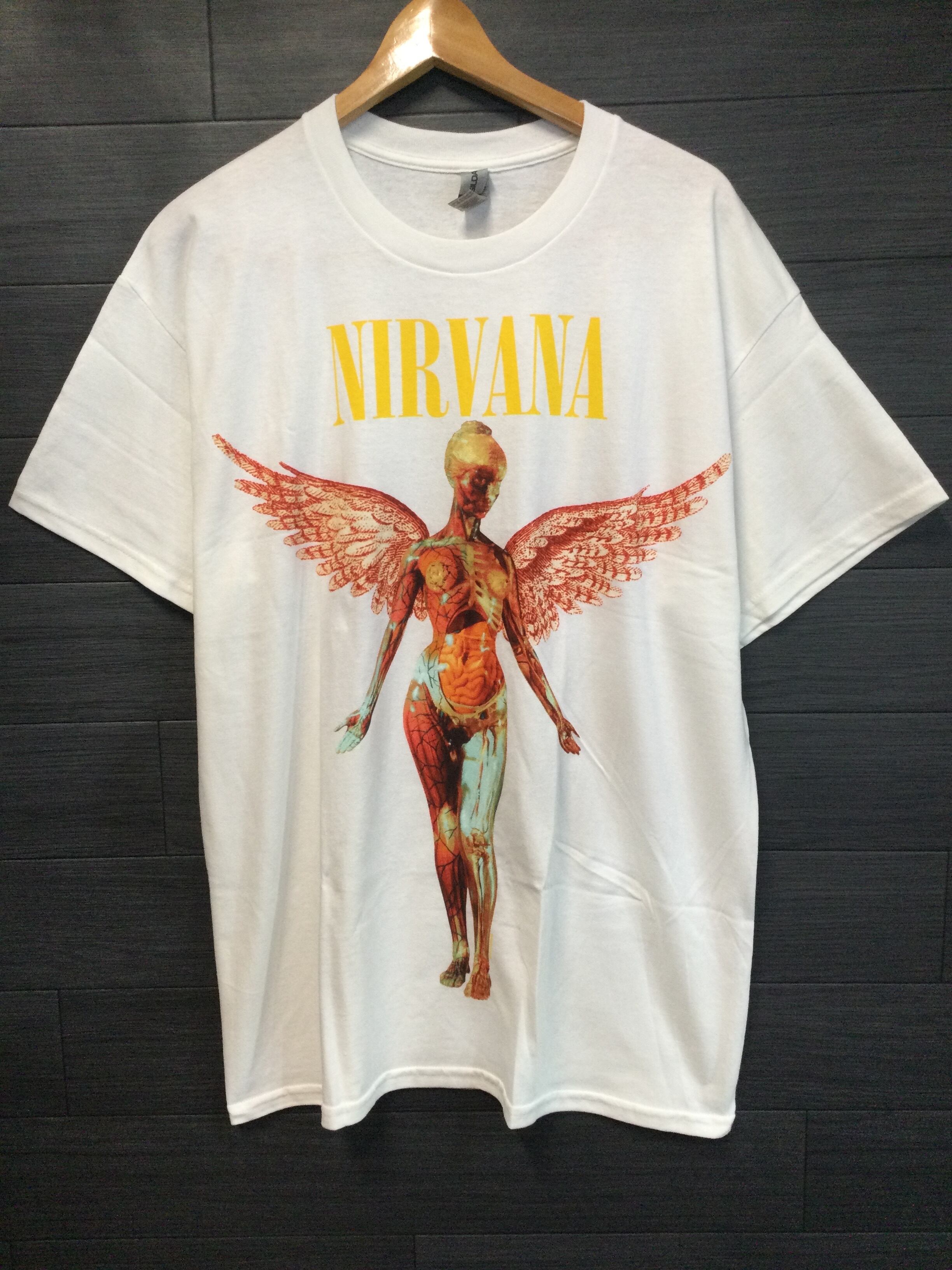 お値下 NIRVANA IN UTERO SEXY ROBOT ニルヴァーナ Tシャツ | www ...