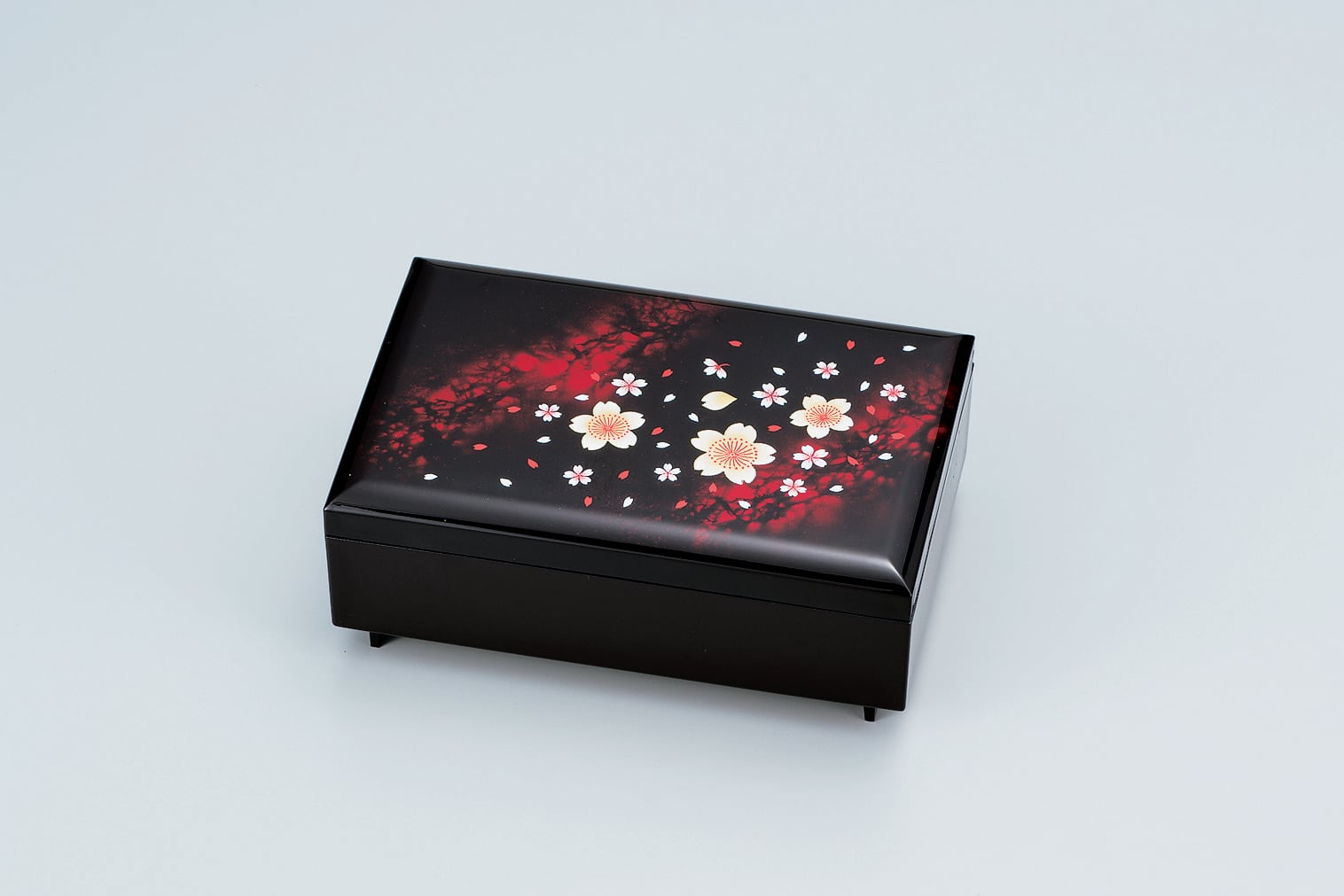 36-3211 匠宝石箱(オルゴール付)扇面春秋 Elegant Music Box w 36-3211 匠宝石箱(オルゴール付)扇面春秋 Elegant Music Box w