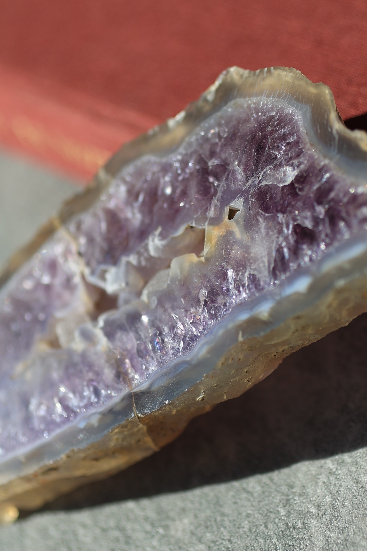 アメジスト スライスプレート ｜Amethyst Slice｜ 天然石・鉱物・パワーストーン | st00404