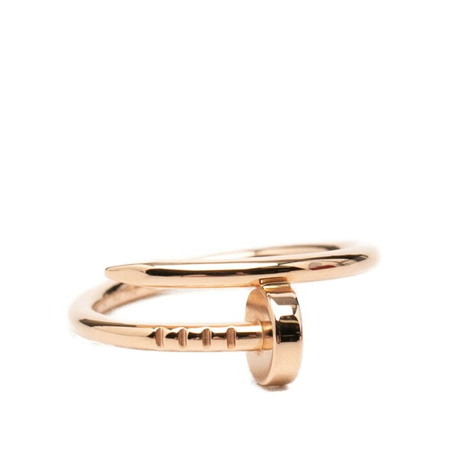 カルティエ ジュスト アン クル リング 指輪 #48 K18PG ピンクゴールド Au750 レディース CARTIER 【中古】