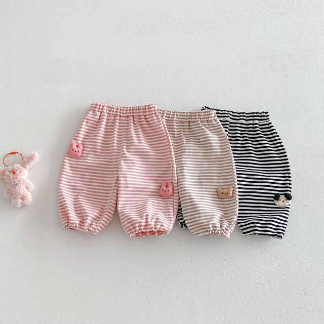 【BABY&KID】可愛いボーダーパンツ