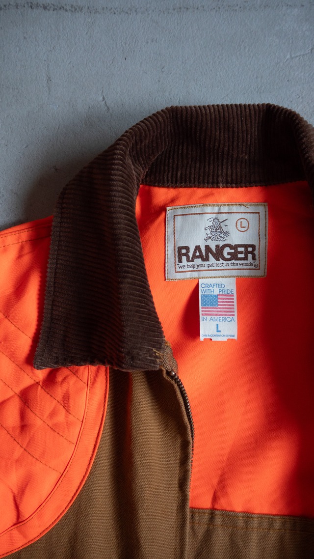 "RANGER" '90s vintage Full zip hunting jacket