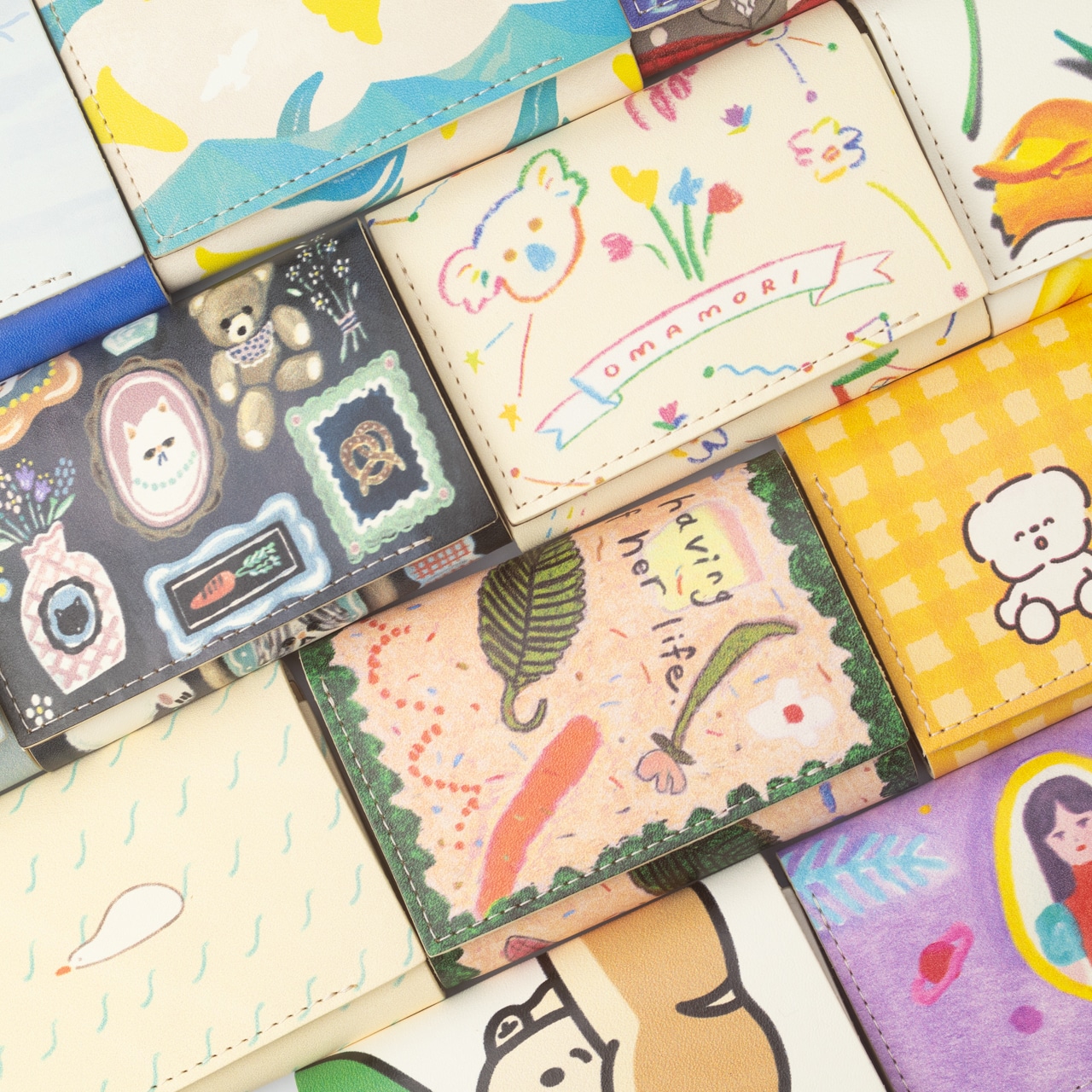 < ニューアイアイズスタア / 落合晴香 > 財布 - 「sleeping tulip」