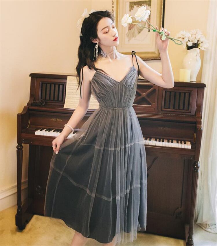 高品質新入庫!フレンチ ヴィンテージ レーヨン キャミ・ベアワンビス トレンド サマー ロングスタイル