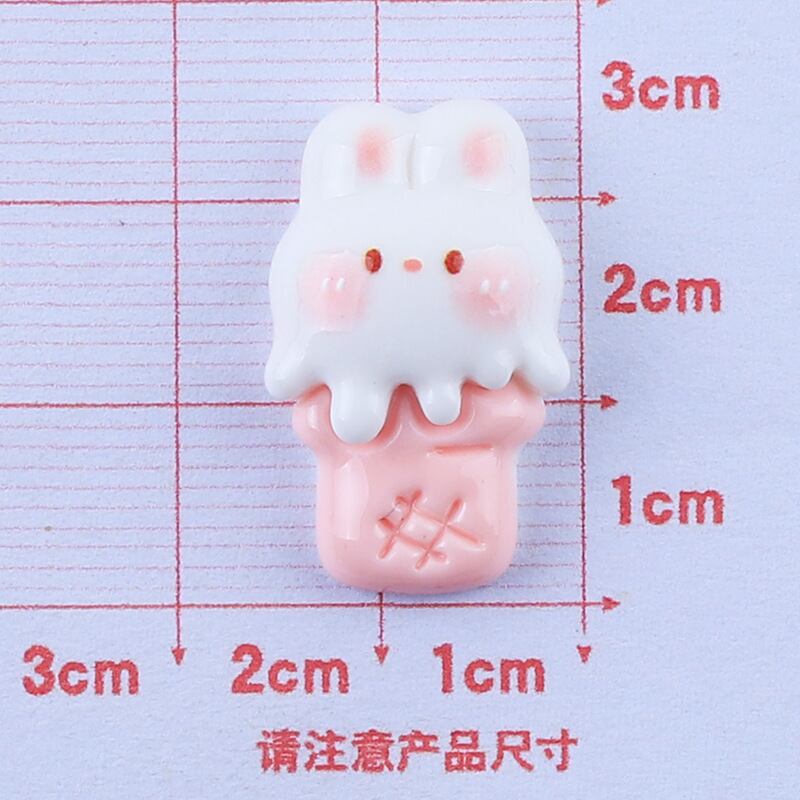 9個セット】うさぎあいす デコパーツ | スライム材料専門店 mon✩﻿slimey