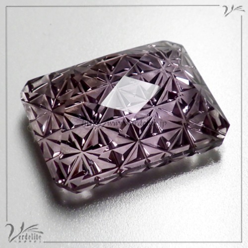 アメジスト/角大（甲州貴石切子） 9.97ct　V838