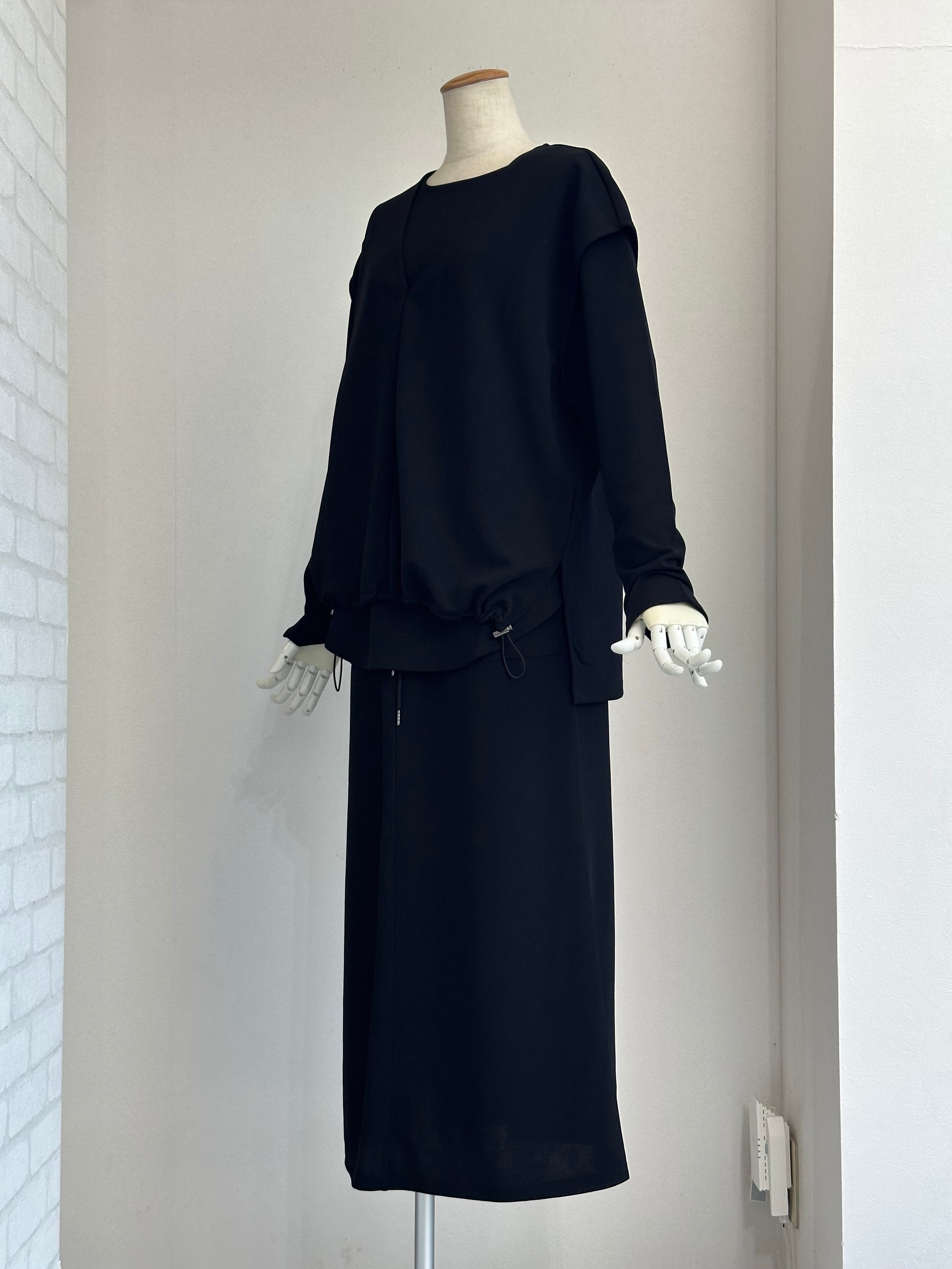 Aラインロングスカート（set up対応） 652 - 86527 cloche | BlueOnion