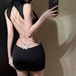 カットアウトバックシャンチャイナワンピ ・14174