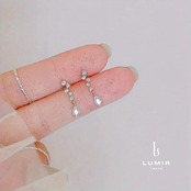 フェミニンドロップジルコニアピアス