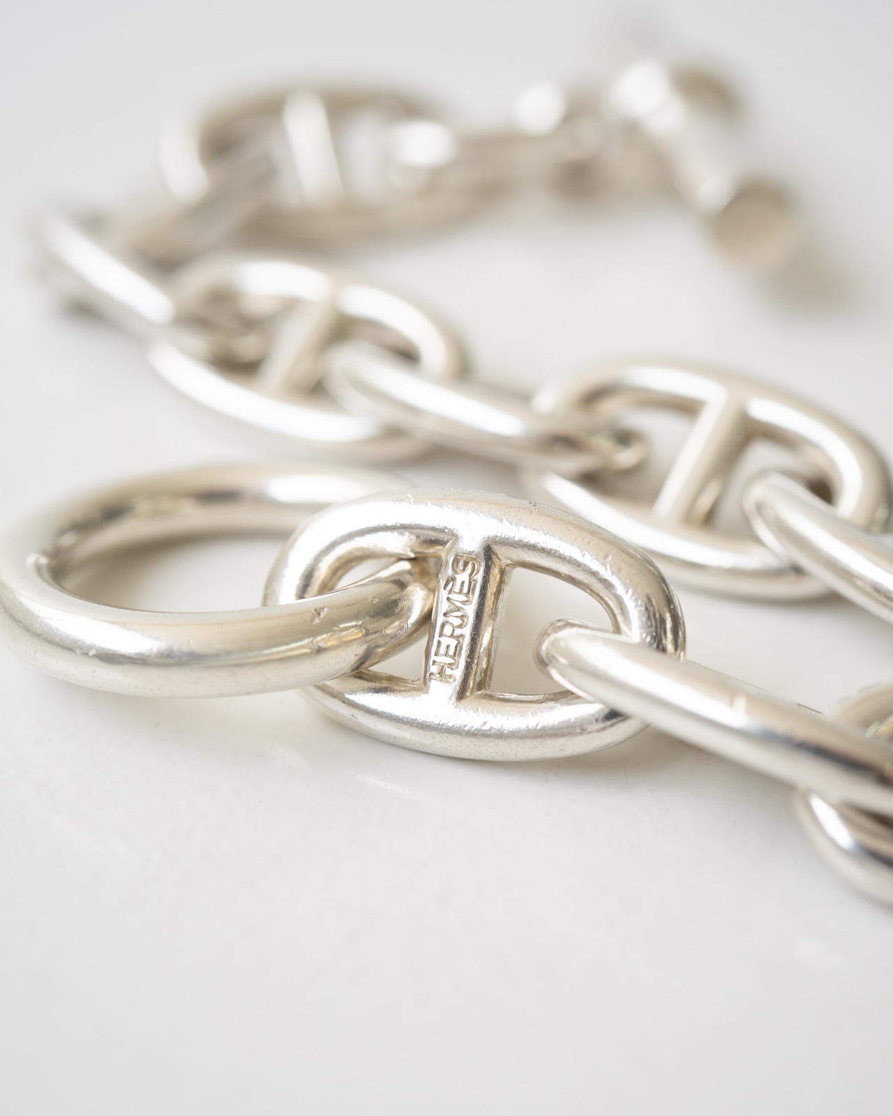 〈Hermès〉Chaine dancre Bracelet TGM11 1990s