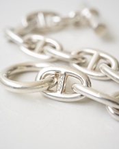 〈Hermès〉Chaine dancre Bracelet TGM11 1990s