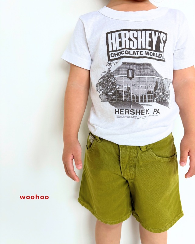 【3-4T相当・vintage】USA製 HERSHEY'S tee