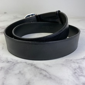 【最終処分SALE】GUCCI グッチ  インターロッキングG レザー ベルト ブラック A-7206